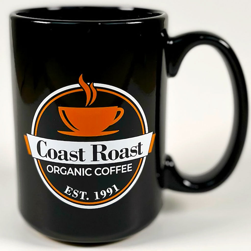 15 oz. Coffee Mug &quot;...days ending in y&quot; - Coast Roast Organic Coffee