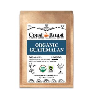 Organic Guatemalan Whole Bean Coffee - Coast Roast Organic Coffee