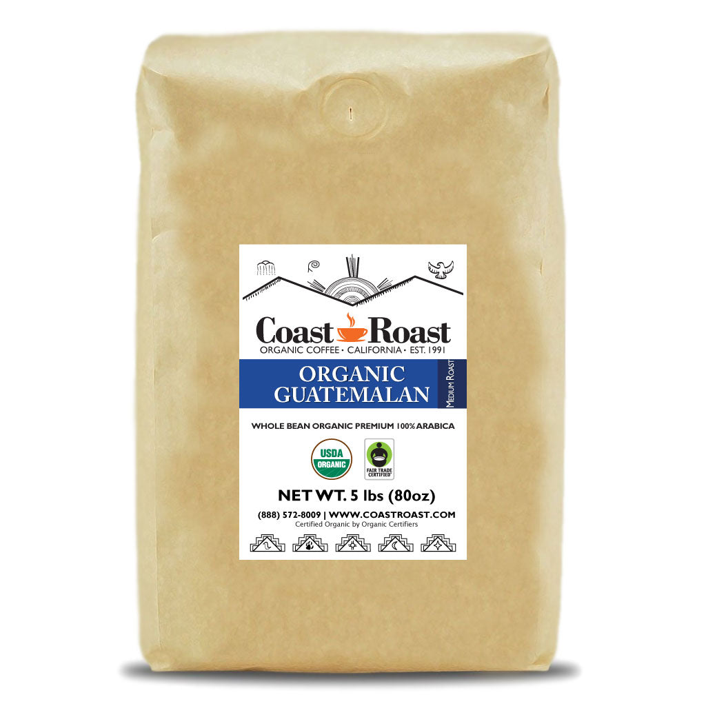 Organic Guatemalan Whole Bean Coffee - Coast Roast Organic Coffee